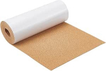 BENECREAT 250 x 20 cm isekleepuv korgist tahvlirull, 1 mm paksused lamedad korgist ribad teadetetahvlite, DIY seinakaunistuste, peodekoratsioonide jaoks