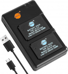 DSTE LP-E12 (2300 mAh/7.2 V) Battery Charger Compatible with EOS M, EOS M2, EOS M10, EOS 100D, EOS Rebel SL1, EOS Kiss X7, EOS M50, M100, M200 (M200 Specs), EOS Kiss M, PowerShot SX70 Digital Camera,