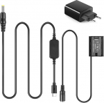 CP-W235 USB-C adapteri toitejuhe DC Coupler komplekt asendusaku NP-W235 aku Fujifilm X-T4, VG-XT4 kaamerale