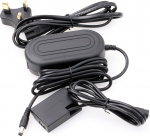 DR-E18 DC Coupler AC toiteadapteri komplekt Canon 77D 200D 750D 760D 800D 8000D, Rebel T7i T6s T6i, KISS X8i jaoks (LP-E17 Dummy aku)