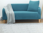 Hiseng diivanikate, Stretch diivanikate 1 2 3 4-kohaline kootud Polar Fleece diivanikate pestav universaalne diivanikate diivanikaitsja lemmikloomadele ja lastele (sinine j&auml;rv, 4-kohaline)