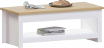 Vida Designs Arlington kohvilaud 1 riiul MDF elutoa moodne m&ouml;&ouml;bel (valge)