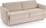 ATLANTIC home collection diivanvoodi Lime, kvaliteetne polsterdatud, beež, p&uuml;siv magamiskoht 140/200 magamiskohaga, 193 x 93 x 90 cm (B x S x K x K)