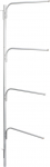 Household Essentials H12003 Hinge It Clutterbuster Four Bar Hanging Valet | Ukse taga riide- ja r&auml;tikuhoidik | Chrome