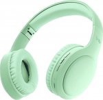 T'nB - Bluetooth-k&otilde;rvaklapp koos aktiivse helisignaaliga, Bluetooth 5.1, akkulauge 32 tundi ANC 42 tundi ilma ANC, integreeritud mikrofon, 3,5 mm klapp ja USB-C, faltbar - Minzgr&uuml;n