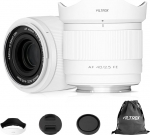 VILTROX 40 mm F2.5 Autofocus Lenses Full Frame for Sony E Mount STM Camera Lenses Standard Lenses Large Aperture Compatible with Sony a7 a7C a7III a7RIII a7RIV a7RV a9 a6100 a6400 a6700 (White)