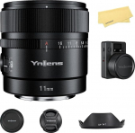 EACHSHOT Yn11 mm F1.8S Lens W/Remote Controller for Sony 11 mm F1.8 Large Aperture Fixed Prime Lens Auto Focus Aps-C Frame Ultra Wide Angle Lens for Sony E Mount Mirrorless Cameras