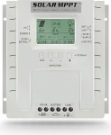 40A MPPT Charge Controller 12V/24V Car Solar Panel Charge Controller with LCD Display Max 100V 520W/1040W Input for Lead Acid Sealed Gel AGM Lithium Flood Battery