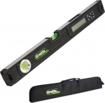 Grettz GL60 Digitale Wasserwaage 600 mm - Dual-Display mit Hintergrundbeleuchtung, IP65 bewertet, gefr&auml;ste Kanten, Seltenerdmagnete - Pr&auml;zisionsmessung f&uuml;r Handwerk & Heimwerker