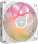 CORSAIR iCUE LINK RX140 MAX RGB 140mm PWM paks ventilaator - K&otilde;rge staatiline r&otilde;hk - Magnetkuppel laager - &Uuml;ksikventilaator - Valge