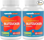 Liposomaalne Berberine t&auml;iendus 1500mg (2 Pack) - k&otilde;rge annusega Berberine HCL, antioks&uuml;dant AMPK aktivaator, suurep&auml;rane imendumine, gluteeni- ja sojavaba, 60 kapslit.