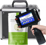 Phezer P16-1 pihuarvuti-printer, tr&uuml;kik&otilde;rgus 1 tolli 72ml lahustiga tindikassetiga, kaasaskantav intelligentne kodeerimismasin aegumiskuup&auml;eva / aja / baarikoodi / QR-koodi / logo jaoks (metallkere)