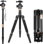Andoer&reg; Q-666 Pro SLR Camera Tripod monopod with Ball Head