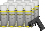 BREHMA Silicone Spray 400 ml Lubricant with Handle Pack of 24