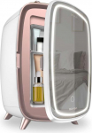 Cecotec Bamba CoolingBeauty 6000 Cosmetic Mini Fridge Mirror, 6 L, Mirror Door, LED Light, 3 Intensities, Cooling up to 10 &deg;C, Its Motor is Silent, Handle, Shelf, Freshness