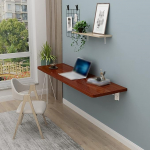 Wandmontierter Tisch Klappbarer Wand-Klapptisch/Wandschreibtisch/Klappbare Werkbank/Laptop-Computertisch, f&uuml;r Hausbar, B&uuml;ro, Arbeitszimmer, K&uuml;che, Esszimmer