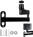 letuxaamz projektori statiiv Projektori kinnitus metallist seinahoidja mitme nurga reguleeritav projektori kinnitus sobib projektorile / valveseadmele 1/4-tollise kruvi liidesega liigendatud k&auml;e kinnitusega