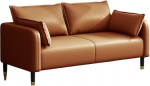 WANJEX Sofas und Couches im italienischen Stil, Nicht waschbar, kleines Apartment-Sofa, Wohnzimmer, einfaches Sofa, Doppelsitz, kleines Sofa f&uuml;r Wohnzimmer, Ecke, Schlafzimmer, Salon, B&uuml;ro