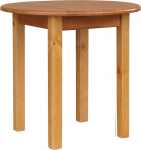 k koma Alder Round Pine Dining Table K&ouml;&ouml;gilaud S&ouml;&ouml;gilaud Solid Restaurant 80 cm