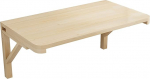 Klappbarer Wandtisch f&uuml;r K&uuml;che und kleine R&auml;ume. An der Wand montierter Klappschreibtisch mit Klappblatt und schwebendem Esstischdesign. Platzsparender Eckschreibtisch f&uuml;r Laptop und Nachtti