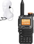 Quansheng UV-K5 (8) VHF UHF Dual Band Ham 5W kaasaskantav kahesuunaline raadio Walkie Talkie FM 200 kanaliga kolm sagedust Walkie Talkie NOAA ilmaprognoos koos k&otilde;rvaklappide k&otilde;rvaklappidega