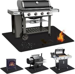 TOPCHANCES 165 x 99 cm BBQ p&otilde;randakaitse matt, tulekindel matt, kuumakaitsematt, mittekleepuv materjal, korduvkasutatav, kergesti puhastatav ja veekindel gaasigrillile, s&ouml;egrillile, kaminatele