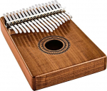 Sonic Energy Kalimba Sound Hole - C Major, 17 Tones - Acacia Wood - For Meditation, Yoga, Percussion - Includes Accessories (KL1707H)