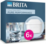 BRITA Maxtra Pro All-in-1 Pack 6 - originaal BRITA asendusosa V&auml;hendab lisandeid, kloori, pestitsiide ja katlakivi parema maitse saavutamiseks.
