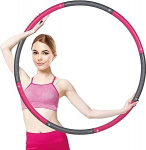 2,3 kg kaal Hula Hoop t&auml;iskasvanud Hullahub Hoop kaalukaotuseks edasij&otilde;udnute jaoks 8 t&uuml;kki ja 100 cm spordivarustus kodu Hoola Hoop Fitness jaoks