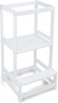 509 CREW CLIFF Learning Tower, Kid's Kitchen Helper, height adjustable platform (White)
