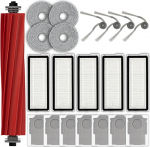 QV 35A/QV 35S varuosad, mis &uuml;hilduvad Roborock QV 35A/QR 798/ QV 35S robottolmuimejaga, 1 harjarull, 4 k&uuml;lgharja, 7 tolmukotti, 5 HEPA-filtrit, 4 mopipadjakest, tarvikute komplekt