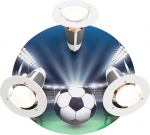 Elobra laevalgusti Football Arena, puit, sinine, roheline, A + +