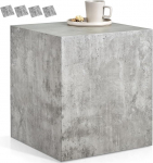 tectake kohvilaud betooni v&auml;limusega, k&uuml;ljelaud, kaasaegne elutoa laud, diivanilaud, elutoa laud, dekoratiivne elutuba, diivanilaud, magamistuba, &ouml;&ouml;kapp - betooni v&auml;limus, 45 x 45 x 50 cm