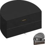 VANSHEIM P&auml;ikesesaare kate Pool &uuml;mmargune pintsak P&auml;ikesesaare veekindel 420D Oxfordi kangast aiam&ouml;&ouml;bli kate aiasaare katte jaoks Relax Island 205 x 110 x 80 cm