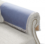 MINJIATEX Diivan Arm Covers, libisemiskindlad pitsist diivanite k&auml;etugede katted 2 pestava elutoa puhkealuse k&auml;etoe kaitsja Slipcover nahast diivanite k&auml;etugede Slipcover (JYS sinine)