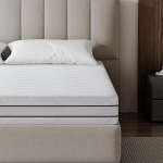 EGO Home madrats 90 x 200 cm k&otilde;vadus H2/H3 7-tsooniline k&uuml;lmavahumadrats geel-m&auml;luvahuga, k&otilde;rgus 16 cm p&ouml;&ouml;ratav madrats, rullmadrats, l&otilde;&otilde;gastav uni, seljakaitsega, pehme kate, &Ouml;ko-Tex