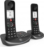 BT Advanced juhtmeta kodutelefon 100% h&auml;ireteta k&otilde;nelukuga ja automaatvastajaga, kahesuguse k&auml;epidemega, must