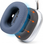 WC SweatZ Max - patenteeritud k&otilde;rvapadjakate kaitsekatted Airpods Maxile Wicked Cushions poolt | Higikindel ja kergesti pestav | T&auml;ielik higikaitse k&otilde;rvapadjadele | Sinine