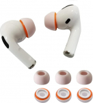 KASOTT Uuendatud m&auml;luvaht-k&otilde;rvaklapid AirPods Pro 1. ja 2. p&otilde;lvkonda, mugavad vahtkorgid, parem m&uuml;rasummutus, 3 paari asendusotsikuid (oranž, v&auml;ike)