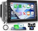 8 Core 6+128G Android autoraadio VW Golf 4 Polo Sharan Jetta MK4 T5 Transport Traadita Carplay 7-tolline stereo auto Android auto peeglilink Bluetooth FM/RDS/DSP WiFi GPS SWC tagurduskaamera