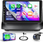 8 Core 6G + 128G Rimoody autoraadio Android Ford Fiesta 2009-2017 Carplay traadita 9-tolline raadio auto Fiesta Androidiga auto 360&deg; panoraamvaade navigatsioon GPS peeglilink Bluetooth FM/RDS/EQ SWC