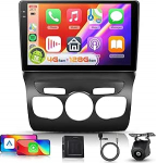 Hodozzy Carplay autoraadio Citro&euml;n C4L C4 DS4 2013-2017 Androidi autoraadio koos satelliitnavigatsiooniga, 9-tolline puuteekraan Android Car/WiFi/GPS/RDS/FM/Bluetooth 5.1/USB-ga