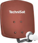 Technisat Digidish 33 satelliidiplaat 33cm koos paigalduselemendi ja Dual LNB-ga - punane