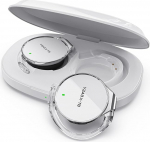 K&otilde;rvaklappide Bluetooth 5.4, avatud k&otilde;rvaklapid, traadita Bluetooth-m&uuml;rasummutus, veepiisakujuline klamber spordik&otilde;rvaklappide Bluetooth 4 mikrofoniga, mugavalt sobivad k&otilde;rvakonksud, valge