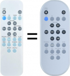 GOUYESHO asenduspult MCM275 Philips Sound StageMCM275 MCM240 MC230 MC235 MC230E jaoks GOUYESHO asenduspult MCM275