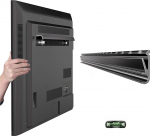 Aetubree TV seinakinnitus 26" - 55" lameekraaniga televiisoritele Ultra Thin Heavy Duty Drywall TV seinakinnitus universaalsetele televiisoritele kuni 110 naela, VESA 400 x 400 mm, nr