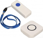 Hooldaja Pager Wireless Remote Nurser Alert Systems for Seniors, IP55 veekindel h&auml;daabik&otilde;ne kell ja hooldaja Pager Kit