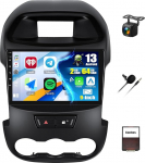 2G + 64G CAEMCHO Android 13 autoraadio Ford Ranger PX 2011-2015 koos navigatsiooniga Carplay Android auto, 9-tolline autoraadio puuteekraan koos peeglilink RDS FM Bluetooth + tagurduskaamera