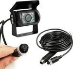 Veoauto tagumise vaate kaamera auto esikaamera ilma juhtjoone toetuseta &ouml;ine n&auml;gemine veekindel 4 pins &uuml;henduskaabel bussi RV veoauto haagise jaoks raskeveokite jaoks