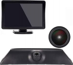 18 mm objektiivi tippkvaliteediga tagurduskaamera + 4,3-tolline TFT LCD-ekraaniga monitor pidurituled auto katuse tagurduskaamera asendamine Fiat Iveco Daily 4 Gen 2011-2014 jaoks